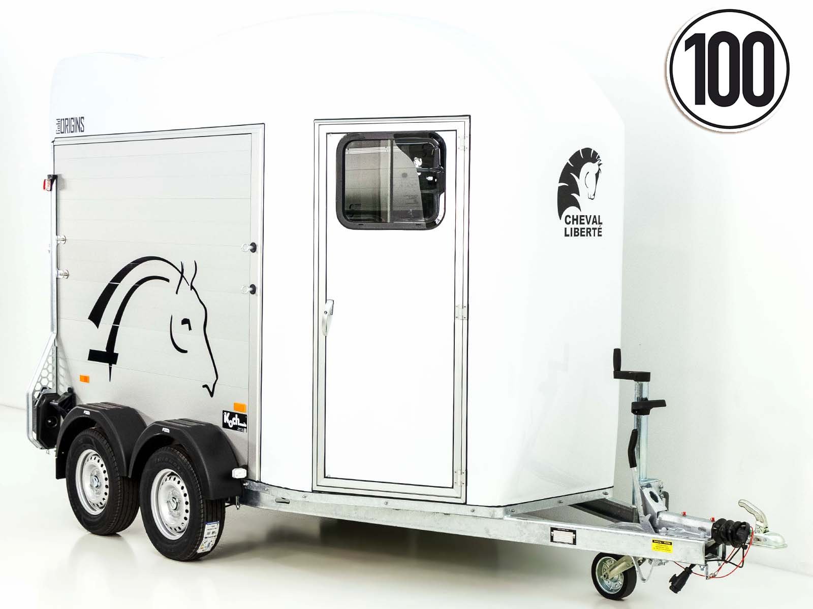 Reboque para cavalos Cheval Liberte GOLD Origins | sala de sela | branco