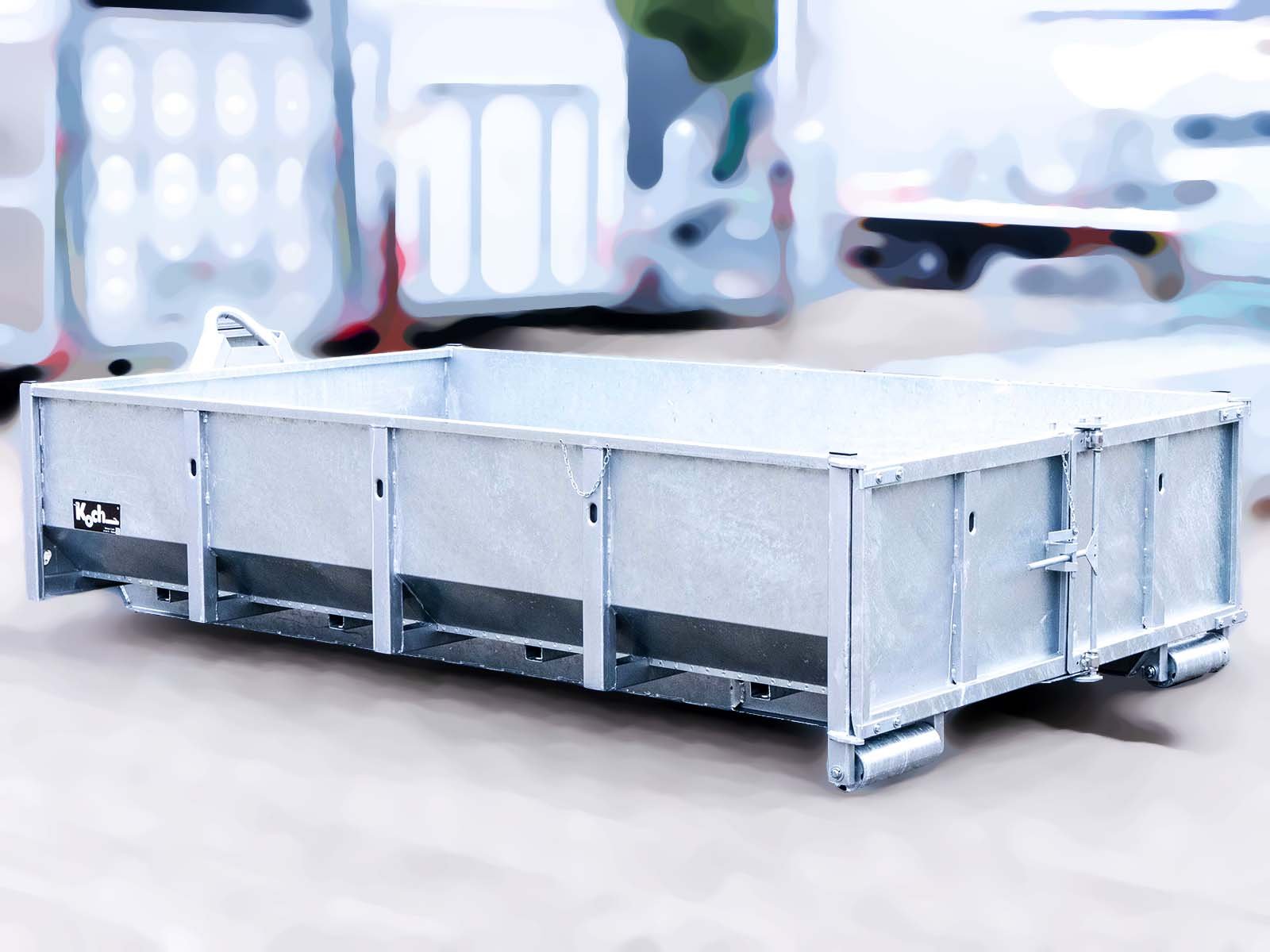 Calha rolante Vezeko 297x178x57 cm para KONOS | dispositivo de gancho